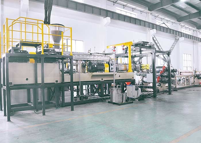 Automatic Plastic Sheet Extrusion Line Eco Friendly Biodegradable Material